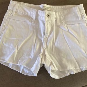 Levi white shorts